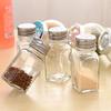 Double-Layer Glass Spice Jars & Pepper Shakers for Kitchen Storage