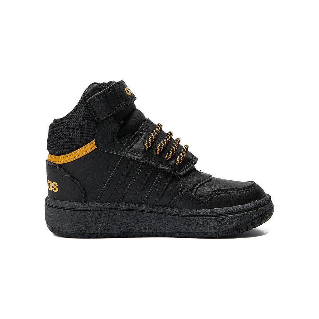 Adidas Hoops 3.0 Mid I Black Preloved Yellow Baby Sneakers Core-Black IF7755
