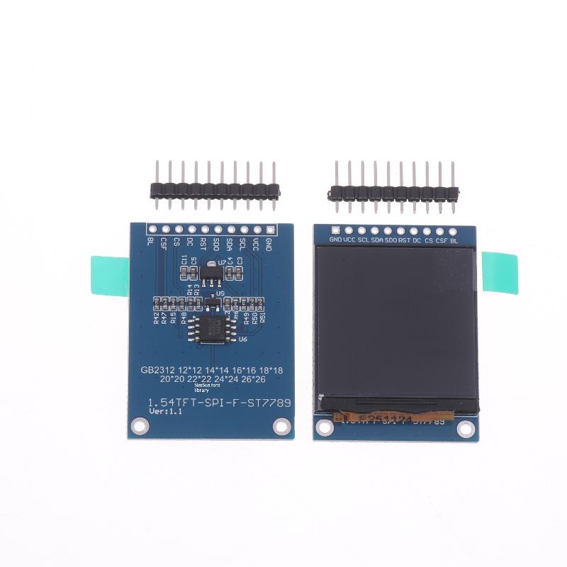 1 шт. 1,54-дюймовый TFT LCD экран St7789 Маленький экран 240x240 Дисплей LCD Квадратный экран SPI Цветной экран