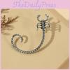 Модные Серьги-Животные Скорпион Для Женщин С Корпусом из Сплава и Дерзким Видом