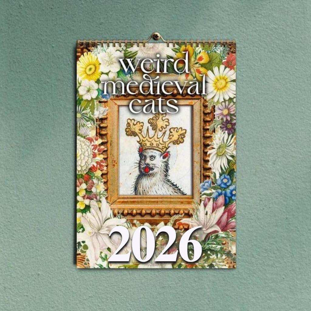 Календарь 2026, Подарки для кошек, Подарки для энтузиастов, Подарки на Новый год, Календари для украшения стен дома