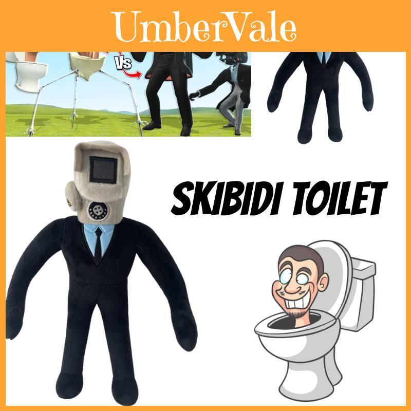 Мягкая и удобная плюшевая игрушка Skibidi Toilet, идеально подходящая для декора и игры