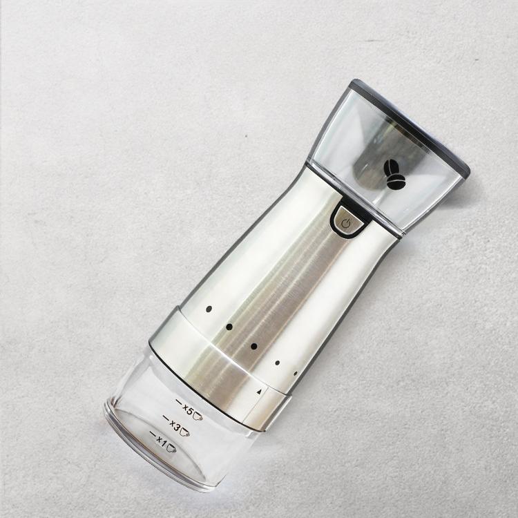 Портативная электрическая кофемолка, перезаряжаемая от USB, ручная кофемолка из нержавеющей стали, кофемолки, кухонные аксессуары