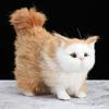 Новый милый симулированный кот Персидский кот Черный кот Цветочный кот Симулированный кот-животное Симулированный кот-животное