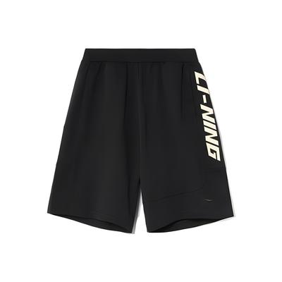Li Ning Sports Fashion Series Спортивные шорты Мужские шорты Черные AKSR185-2