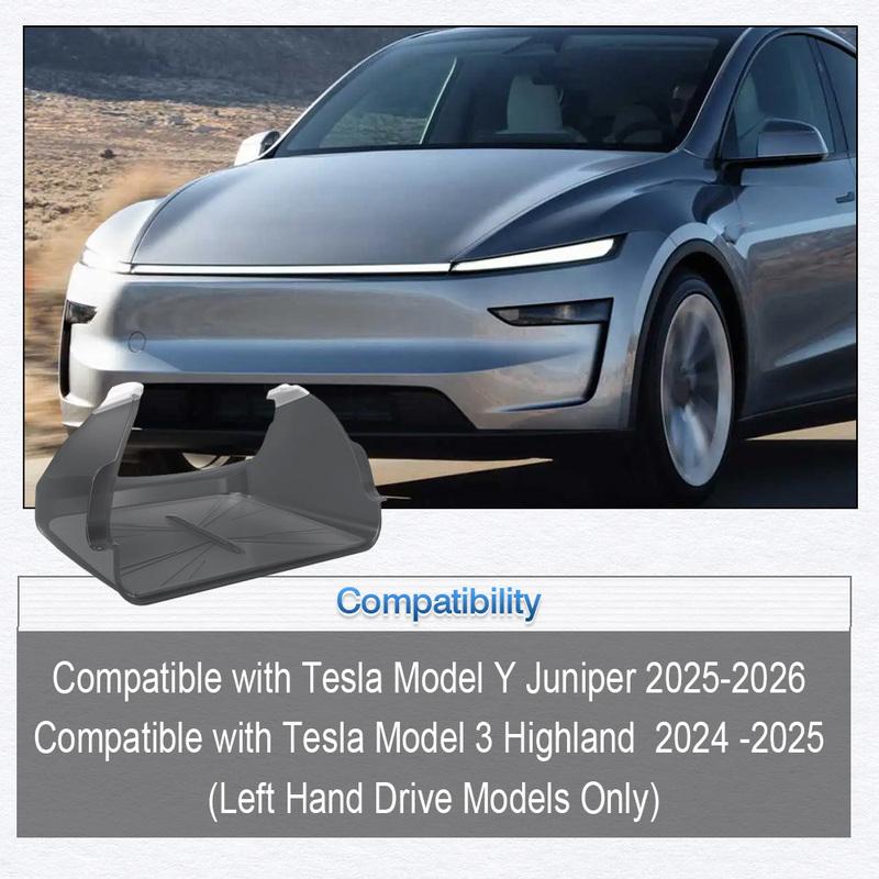 Car Interior Storage Box Under the Dashboard Screen For Tesla Model Y Juniper 2025-2026 Model 3 Highland 2024 -2025
