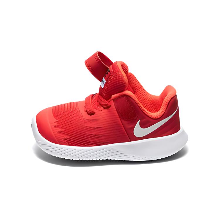 Nike Star Runner 2 Нескользящая Амортизация Износостойкие Низкие Детские Кроссовки Красные Для Младенцев И Малышей 907255-601