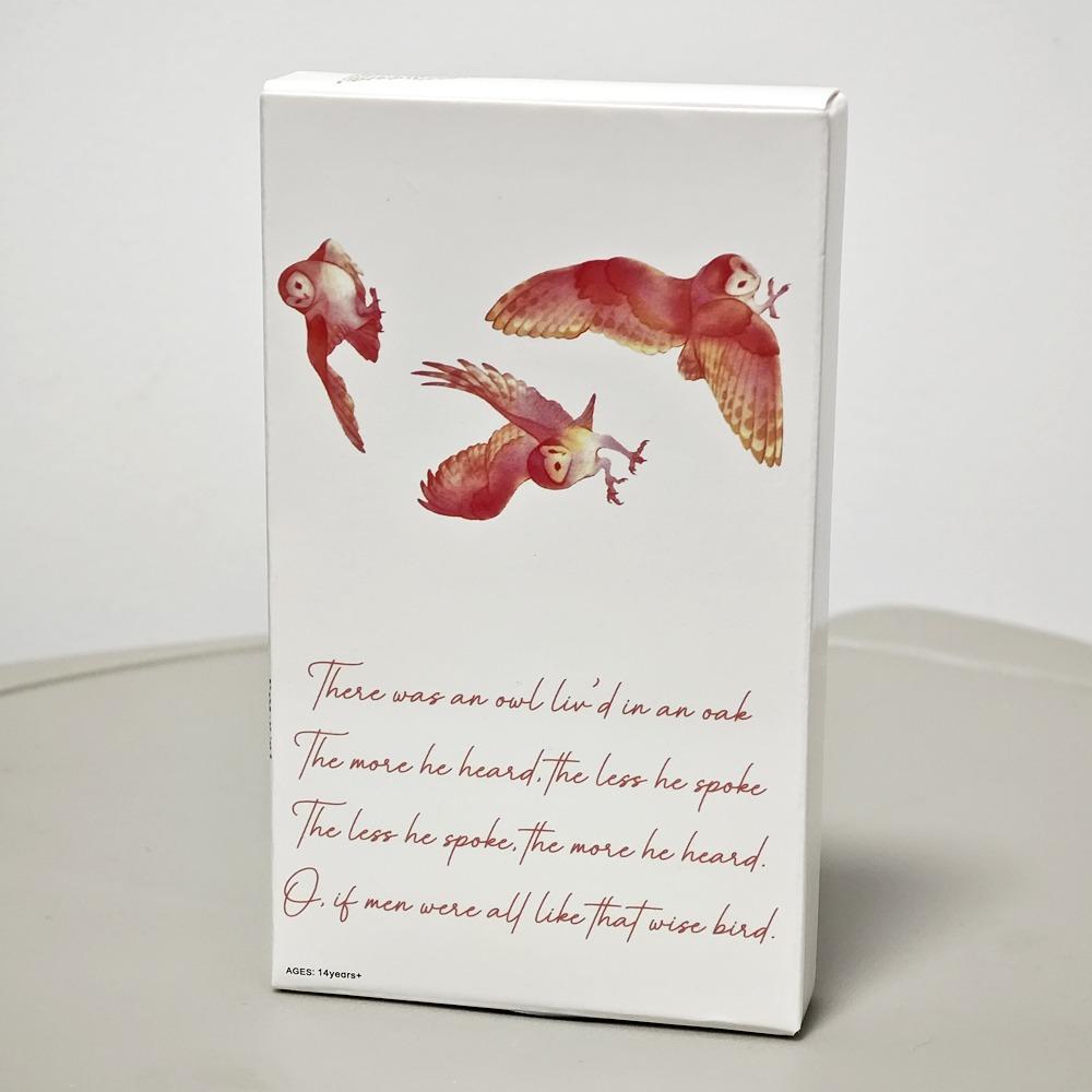 Сова и сорока Ленорман 10,3*6 см Колода Ленорман из 36 карт, традиционно иллюстрированная тушью (Версия совы)