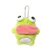 Cute Sausage Mouth Frog Key Chain Cartoon Plush Doll Pendant Couple Key Ring Backpack Charms Car Bag Decor Christmas Gift
