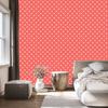 Hearts Coral Wallpaper 50x1000