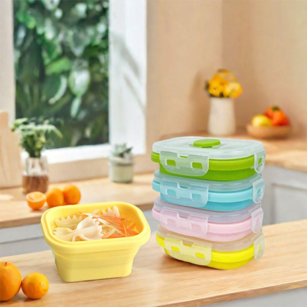 4 шт. 150 мл силиконовый контейнер для хранения еды герметичный детский контейнер для закусок для дома