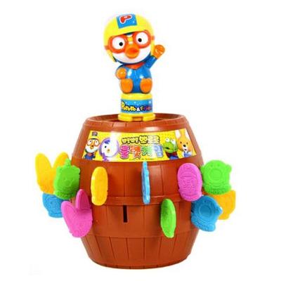 Игра Pororo Roulette / Игрушка-рулетка с ударами, Barney_Pororo Roulette GameПопулярные корейские куклы и игрушки