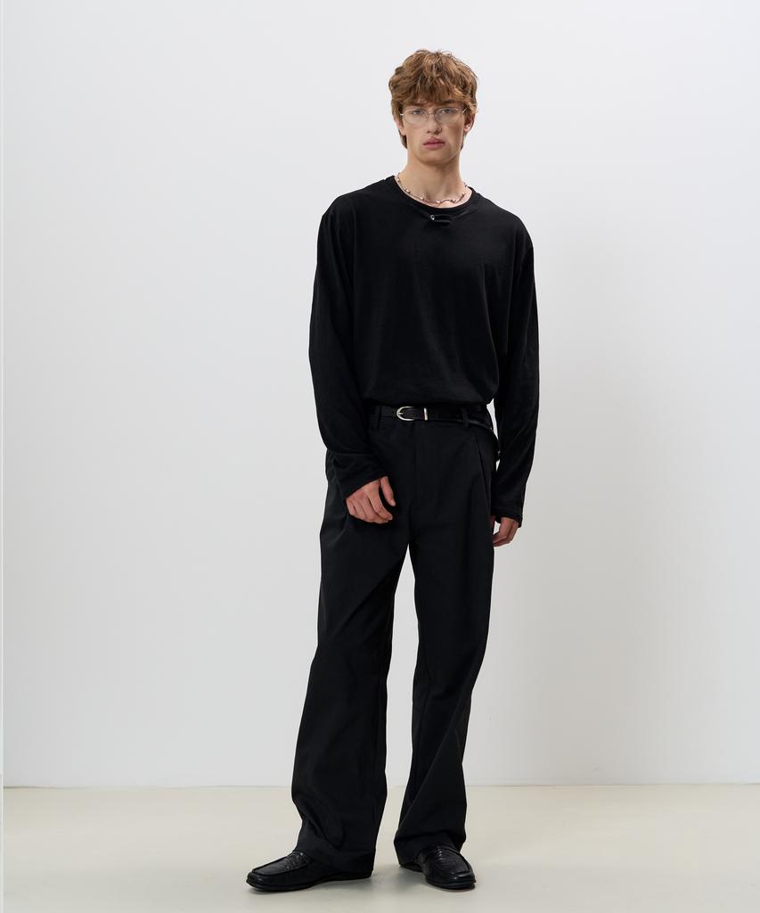 Многослойная футболка Henry от KNOUUN (черный)