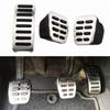Чехол на педали автомобиля из нержавеющей стали для Volkswagen VW Ibiza 6K 6L 6J Skoda Fabia Polo 9N 6R Bora Golf MK4 IV, накладки на педали газа и тормоза