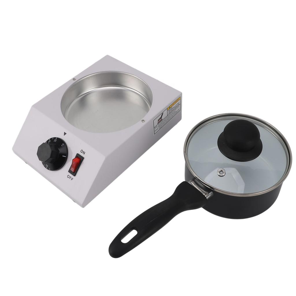 Машина для плавления шоколада, одна кастрюля, 30‑85 градусов по Цельсию, ручное управление, 1 кг, антипригарная алюминиевая плавильная машина для шоколада
