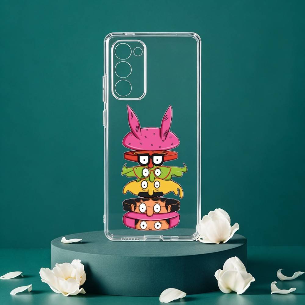Чехол для телефона B-Bob's B-Burgers-RS для Samsung Galaxy S24 S25 S23 S22 S21 Plus S24 S25 Прозрачный чехол