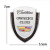 Значок-эмблема щит с логотипом автомобиля для Cadillac Seville XT4 CT4 CT5 ATS SLR STS EXT CTS Escalade Coupe Автомобильные боковые наклейки Аксессуары