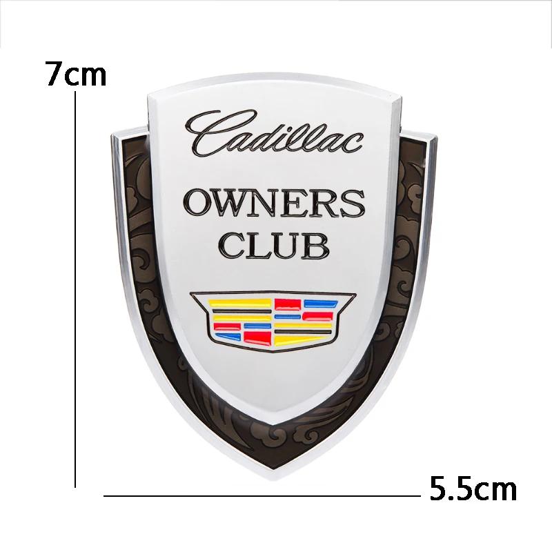 Значок-эмблема щит с логотипом автомобиля для Cadillac Seville XT4 CT4 CT5 ATS SLR STS EXT CTS Escalade Coupe Автомобильные боковые наклейки Аксессуары