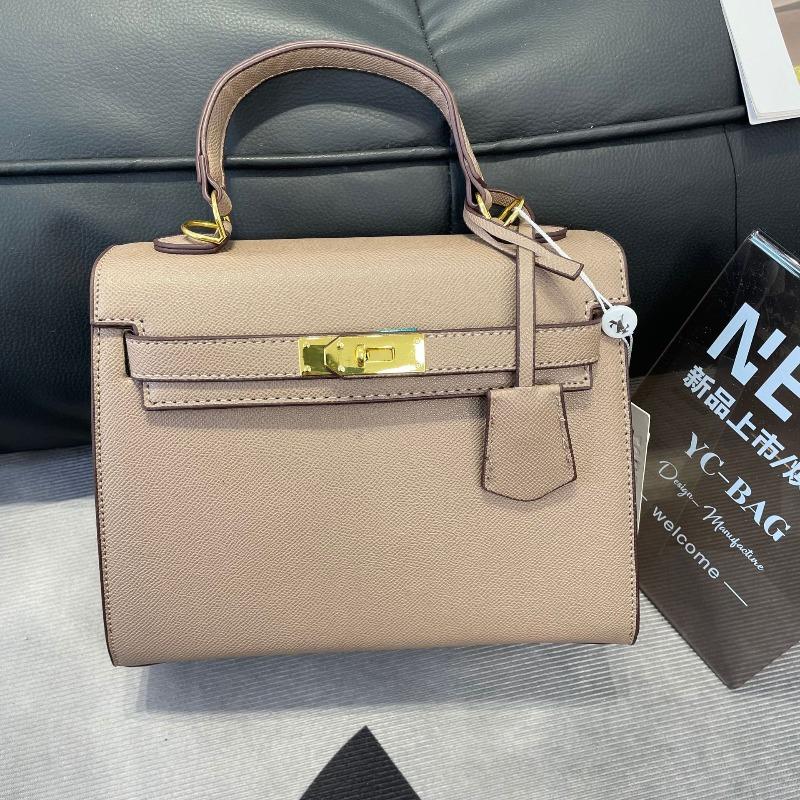 Orange Kelly Portable Platinum Bag New Retro Fashion Women's Second Generation Mini Kelly Light Luxury