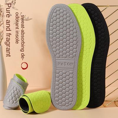 Спортивные стельки, антибактериальные, устойчивые к запаху полыни, удобные и дышащие стельки, впитывающие пот, летние тонкие кожаные стельки для мужчин и женщин