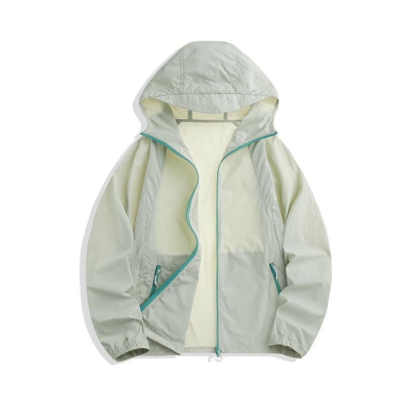 Wenhouu sunscreen clothing men's summer UPF100 + loose breathable sunscreen clothing women's outdoor light and cool sunscreen clothing