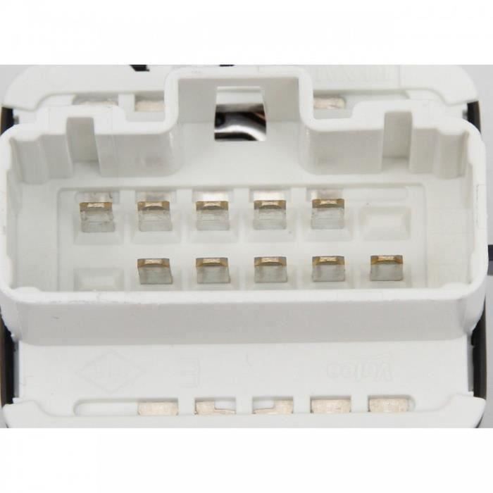 Bouton lève vitre avant gauche Renault Clio 3 Twingo 2 Modus 8200214943