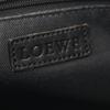 Used LOEWE Anagram Shoulder Bag Shoulder Bag canvas leather Blue Brown Used Women