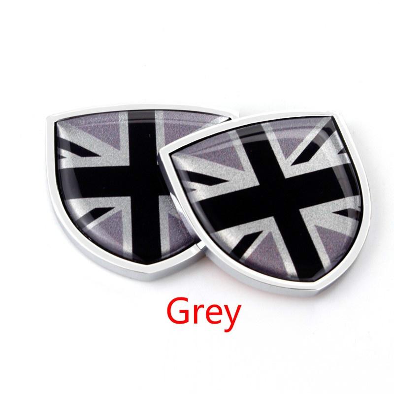 2 шт./компл. наклейки на автомобильные значки, эмблемы, наклейки для боковых наклеек на кузов автомобиля Mini Cooper