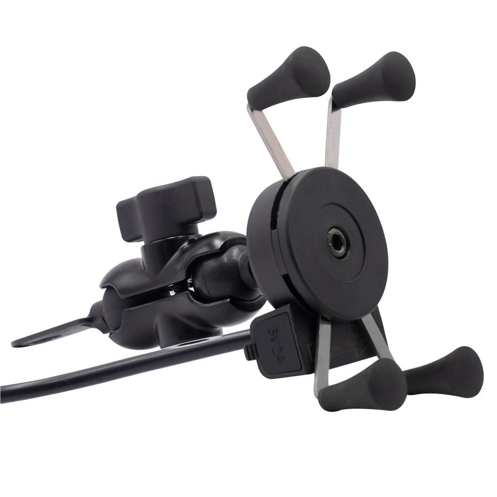 X-shaped Waterproof 9V To 24V USB Motorcycle Bracket Motorcycle Charger
