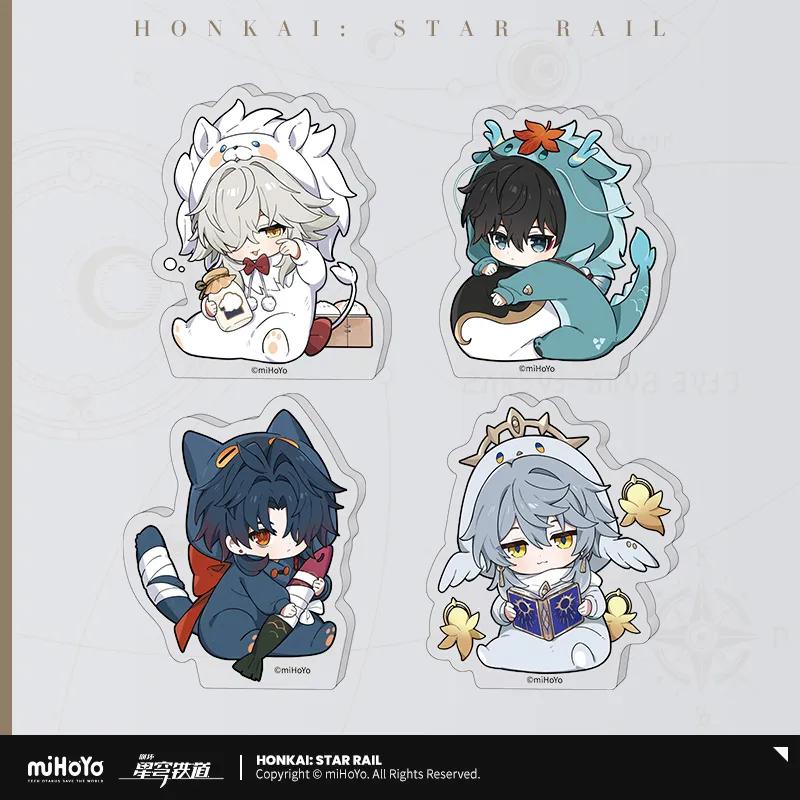 Sunsyea Honkai Star Rail Официальный мерч miHoYo Оригинальный Аутентичный Серия NSSS Q-версия Акриловый стенд Значок Брелок