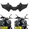 1 шт. ABS черный/углеродное волокно спойлер фары мотоцикла подходит для Yamaha MT-07 / MT-07 SP 2021-2023