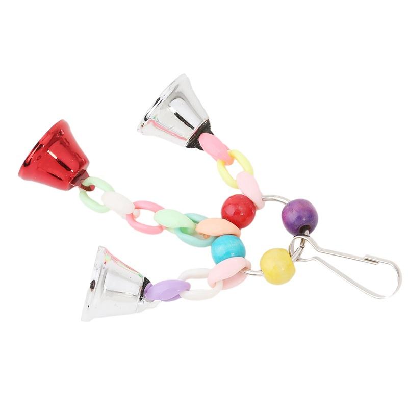 Pet Bird Bell String подвесной мост цепи игрушки для попугаев висит белка попугай клетка игрушки
