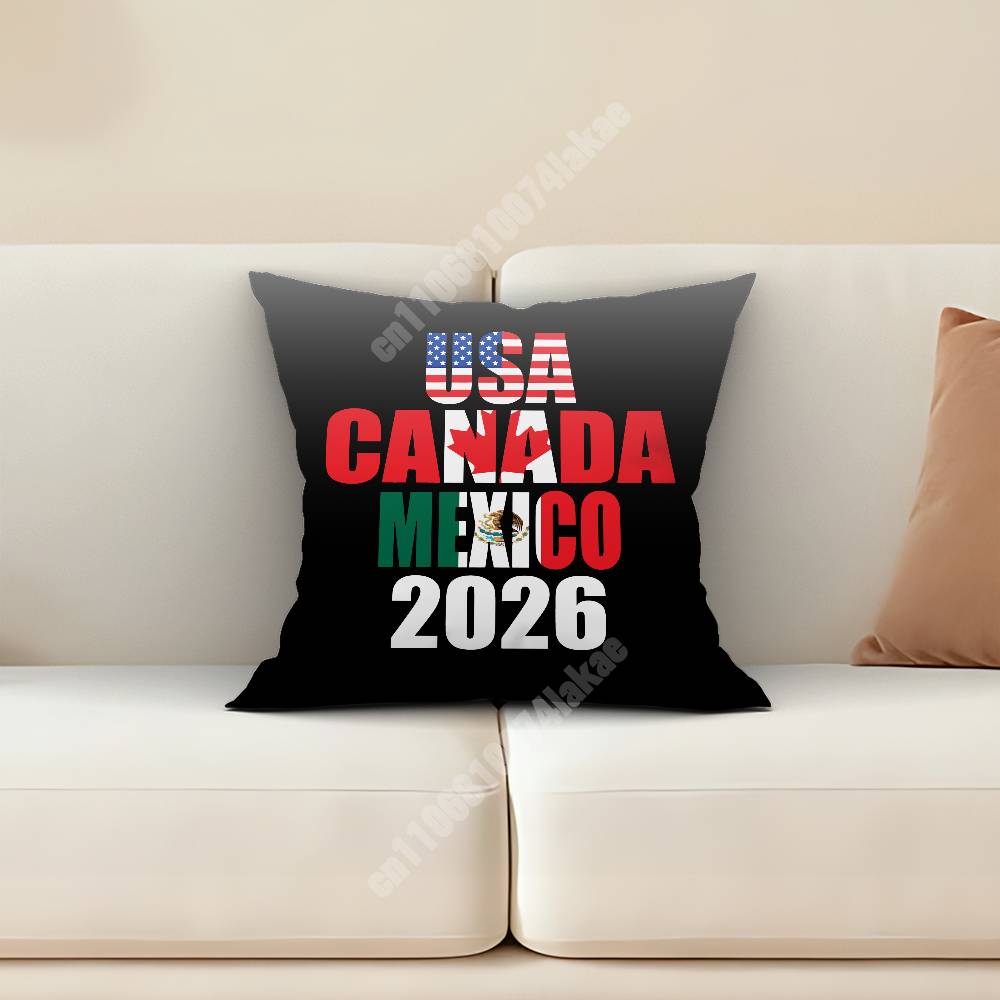Brazil Football  Brasil Soccer Sofa Couch Pillow Cover Cushion Case Home Bedroom Decoration