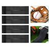 4Pcs Baseball Gloves Wrap Band Elastic Baseball Gloves Wrap Strap Adjustable Baseball Gloves Lacing Strap with Sticker
