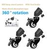 3Pcs Rotation Caster Wheel Set For Photography Light Stand Studio Photo Video Locking Caster Set With Brake