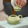 180ml Yixing Purple Clay Teapot Original Ore Green Clay Handmade Beauty Tea Infusion Pot Collectible Gift
