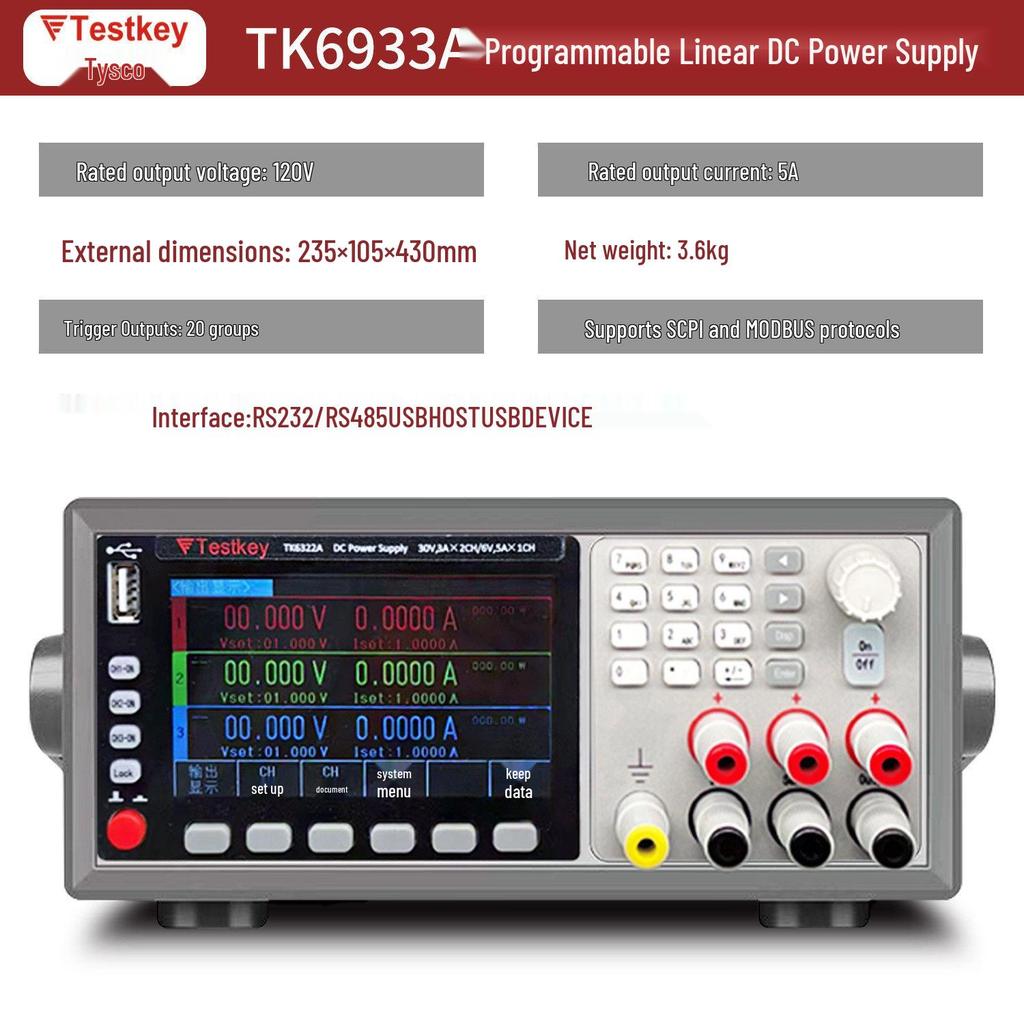 Teske TK6921A Programmable Multi-Channel DC Power Supply