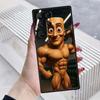 Tung Tung Tung Узор Сахур Для Samsung Galaxy S26 S25 S24 S23 S22 S21 S20 Ultra Plus FE 5G Черный Мягкий ТПУ Чехол для Телефона
