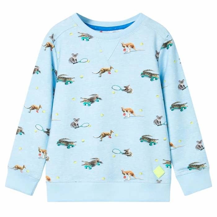 Sweatshirt pour enfants mélange bleu clair 92/104/116/128/140
