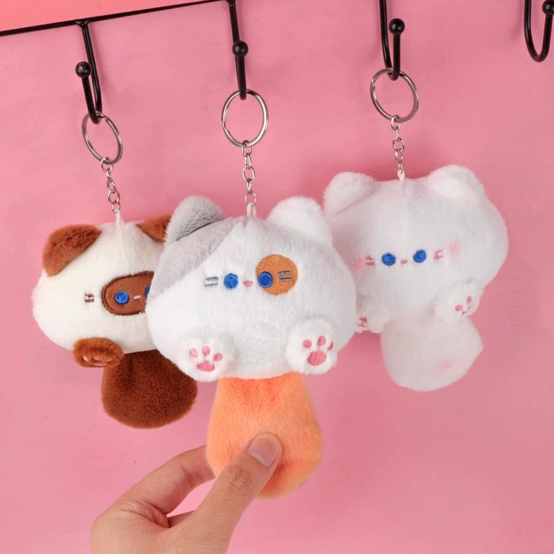 Крик BB Позвони мне Мяу Подвеска Милый Кот Брелок Кот Серия Плюшевая Кукла Студент Пара Школьная Сумка