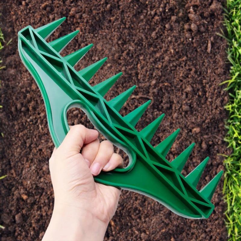 3/1x Plastic Hand Dibbler Garden Seeder Tool 12-Hole Fast Seeding Dispenser Dibber Efficient Planting In Flower Lawn Garden Tool
