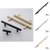 Sleek Cabinet Door Handles In Black Gold And Silver For A Contemporary Look