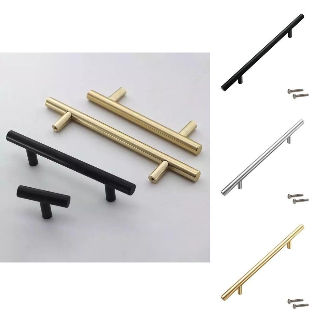 Sleek Cabinet Door Handles In Black Gold And Silver For A Contemporary Look