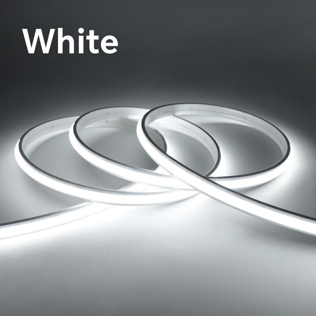 Яркий Равномерный, Без Темных Зон Неоновая Светодиодная Лента 24В COB Самоклеящаяся Водонепроницаемая Неоновая Лента Силиконовый Веревочный Свет Для Декора Шкафа