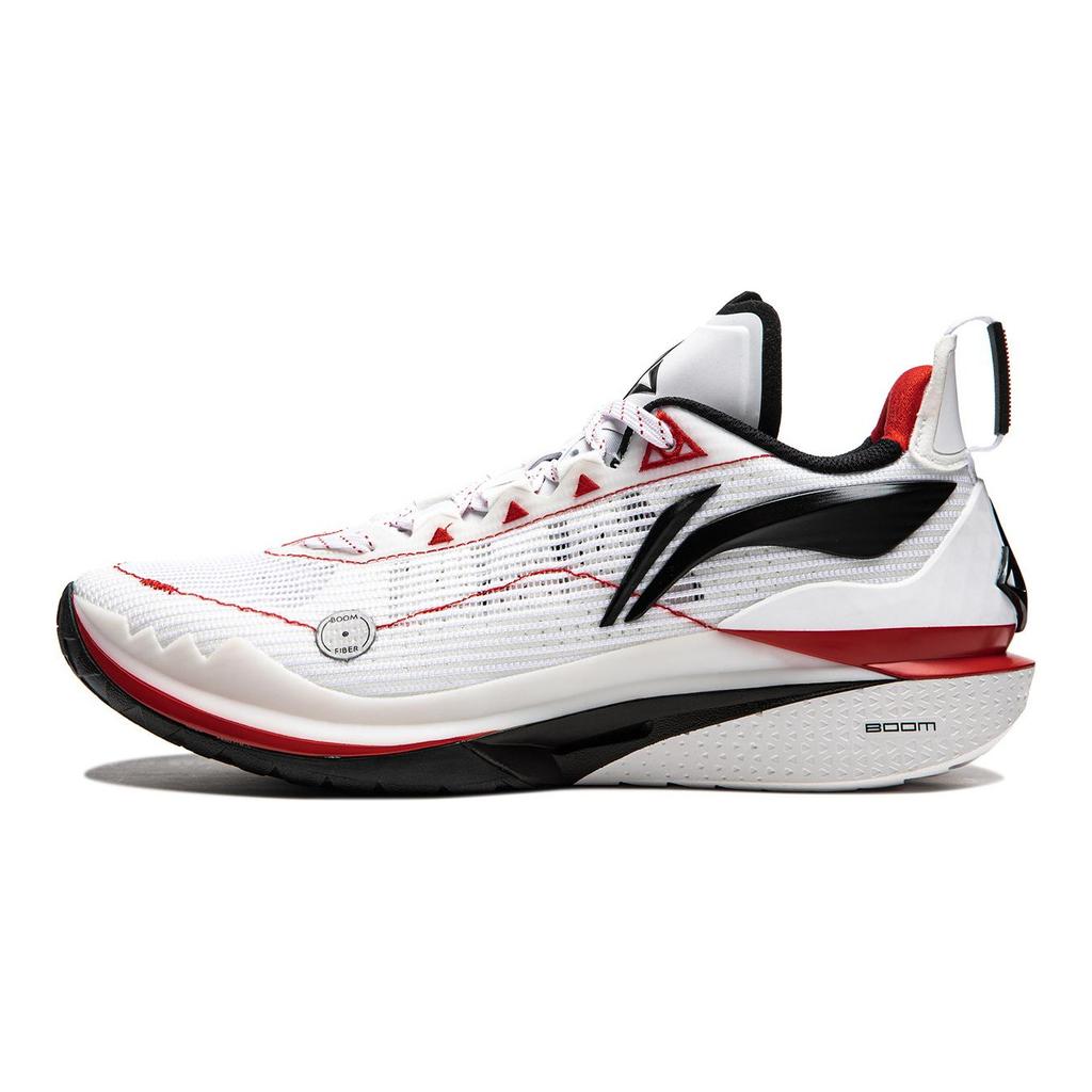 Li Ning JB2 износостойкие дышащие баскетбольные кроссовки мужские черные с белым ABAT081-1