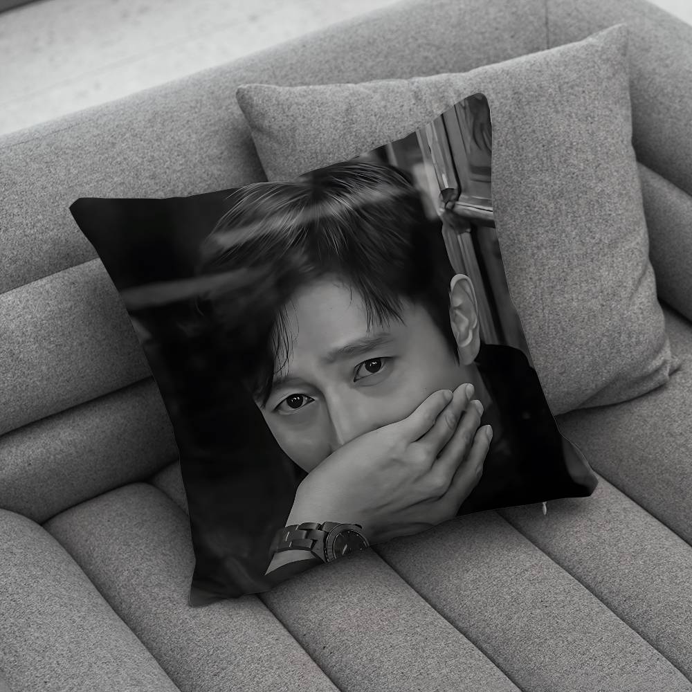 LLee Byung Hun Pink Bow Pillow Case Pillowcase Home Sofa Cushions Car Cushions Pillowcover Office Pillowshell Pillow