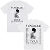 Yungblud IDOLS The World Tour 2025 Мерч Футболка Мужская Женская Хип-хоп Футболки с коротким рукавом Повседневная Хлопковая Футболка Оверсайз Топы
