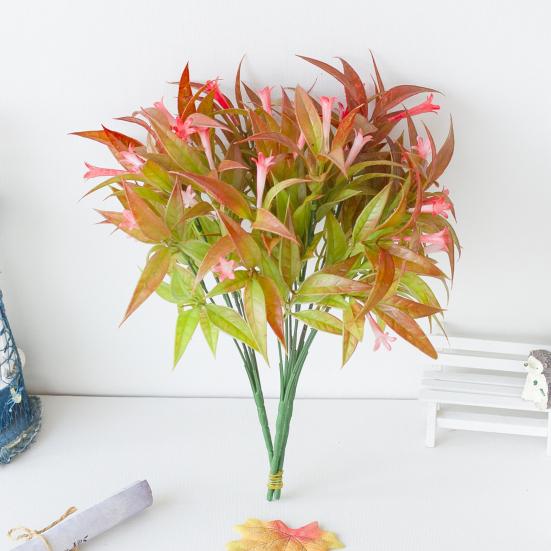 Искусственное растение Реалистичное со стеблями Неувядающее Не требующее полива 4 ветви Украшение для дома