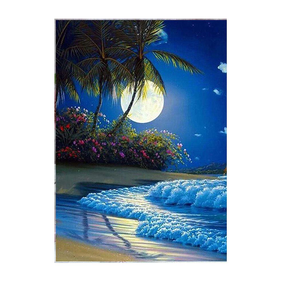 5D алмазная живопись, вышивка, цветок, пейзаж, Алмазная мозаика, Наклейка на стену, вышивка крестом, украшение для дома, живопись