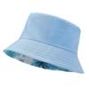 Faced Double Fisherman Hat Leaf Print Outdoor Cap Breathable Hats Gift Fashion